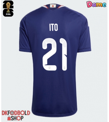 Japan Hiroki Ito #21 Hjemmebanetrøje Dame VM 2026 Kort ærmer